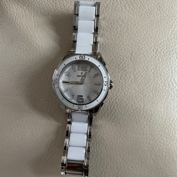 Woman's Festina Ceramic Watch F16395/1 40 mm - Picture 3 of 6